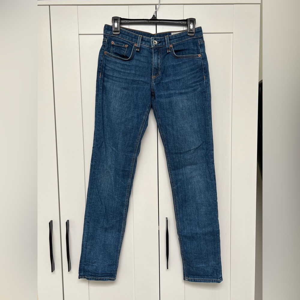 Rag & Bone New York Low-Rise Slim Boyfriend Jeans
